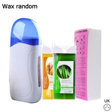 Depilatory Roll On Wax Kit Heater Rollers Waxing Cartridge Uk Plug Effective )