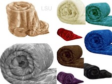 Super Soft Faux Fur Fleece Sofa Bed Warm Mink Throws Winter Throws Soft Blanket