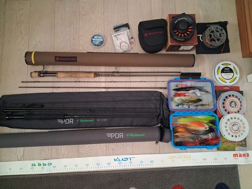 Fly fishing pike set rods - fishing, set,