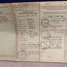 AUSTIN A35 GREY 1958 CLASSIC VINTAGE RF60 LOGBOOK MEMORABILIA