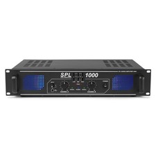 Skytec SPL 1000 PA Power Amplifier 1000W 2-Channel for DJ & Parties