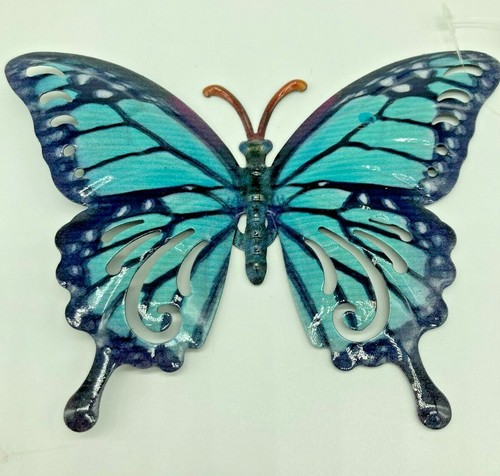Butterfly wall art light - wall, blue