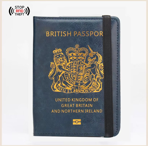 Rfid blocking british blue - blocking,