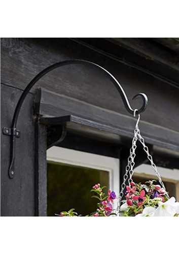 Hanging basket bracket - hanging, heavy
