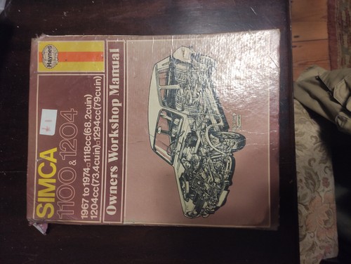 Haynes workshop manual simca - workshop,
