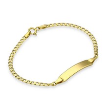 9ct Yellow Gold ID Curb