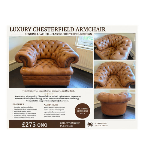 Luxury chesterfield leather - luxury,
