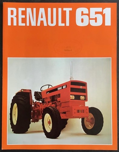 Renault 651 tractor - renault,
