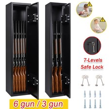 6 Gun Cabinet Safe Rifle