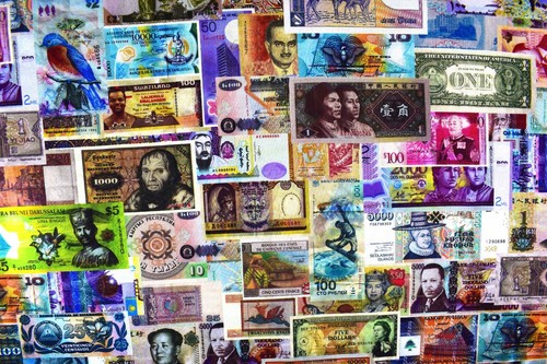 Money fabric quilting - money,