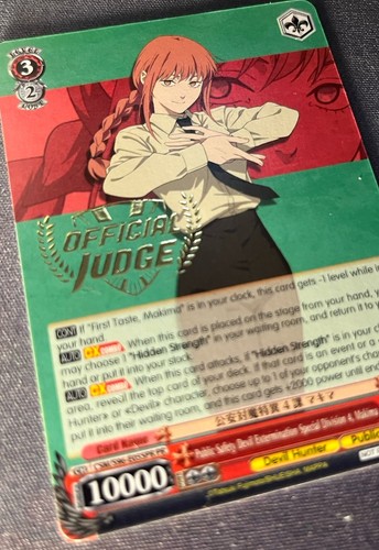 Weiss schwarz makima - schwarz!, judge