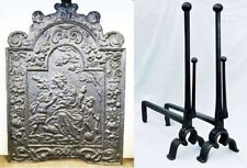 Rare Antique Iron Cob-Andiron