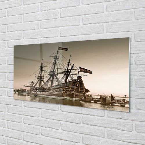 Tulup glass print 100x50 wall - glass,