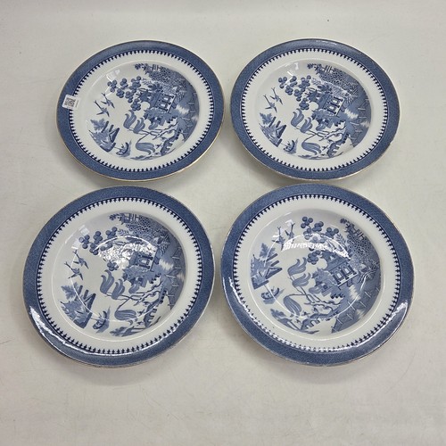 Minton blue willow gold trim - minton,