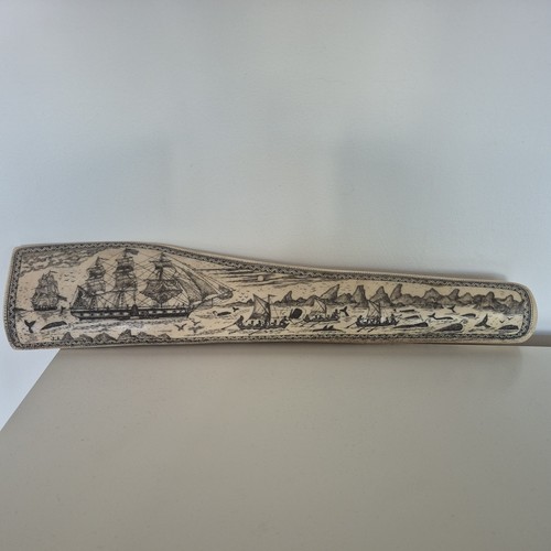Scrimshaw whaler topaz off - scrimshaw,