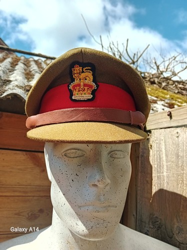 Ww2 british army visor cap - ww2,
