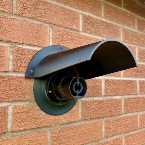 Boiler flue rain snow - boiler, cover