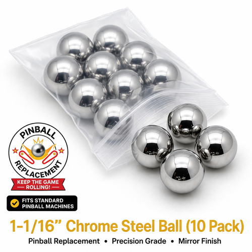 Ten inch chrome - ten, 1-1/16"