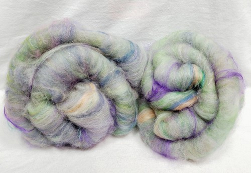 Carded art batt - carded,