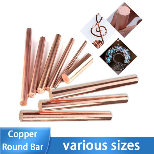 Copper round bar pure - copper, 99.9%