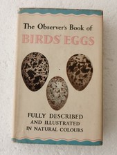 The Observer's Book of BIRD'S EGGS Book 18 Revised 1954 8th Edition 1962
