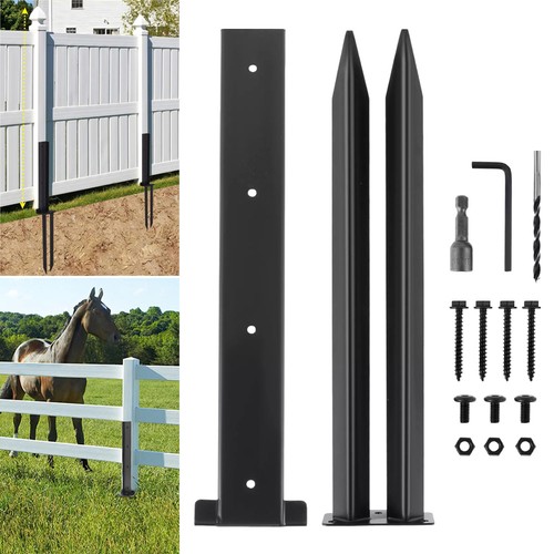 Heavy duty fence post repair - heavy,