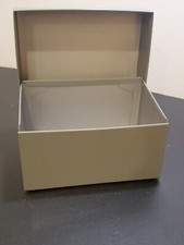 Vintage Recipe Card Box File 4 x 6 For Handwritten Recipe Cards Kitchen Cooking