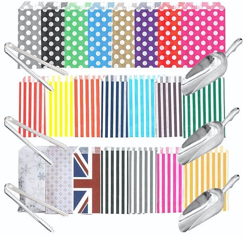 Paper bags scoops tongs - paper,