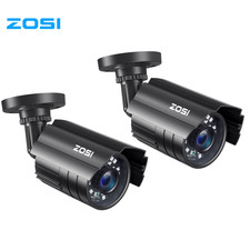 ZOSI 2PCS 1080P CCTV Security Camera 4in1 3000TVL HD Outdoor 80FT Night Vision