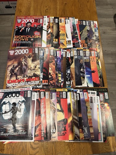 2000ad comic collection progs - 2000ad,