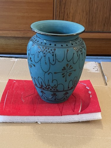 Vintage hand painted - hand, pottery