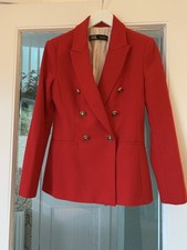 RARE Zara Textured Red Blazer