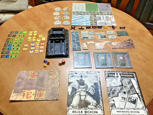 Space crusade board game - space,