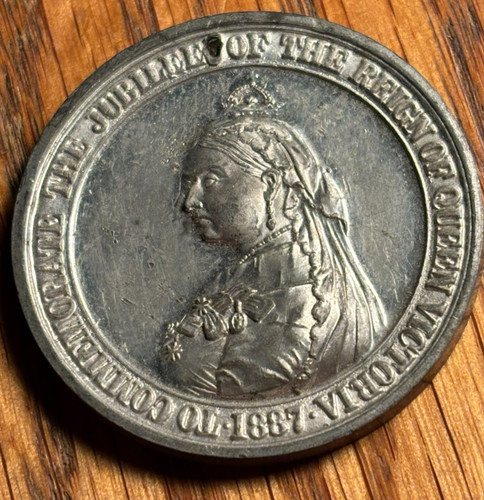 Great britain 1887 medal queen - 1887,