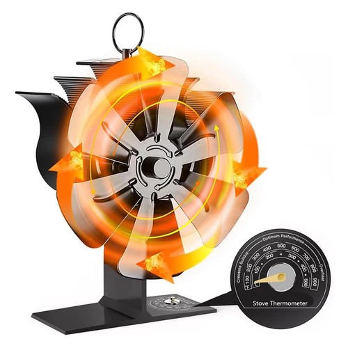 Heat powered stove - powered, fan