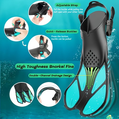 Tej swimming fins snorkel - tej,