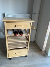 Kitchen trolley on wheels