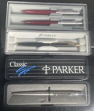 3 Boxed Original Parker Pens /