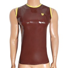 Mens Latex Rubber Brown &