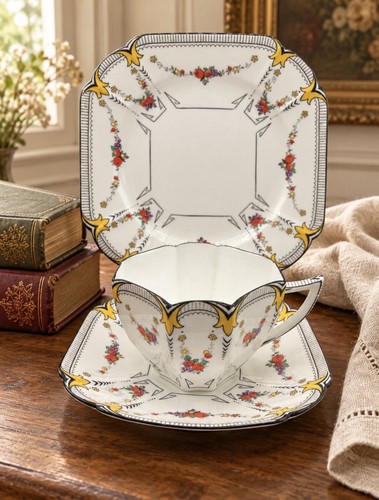 Vintage shelley queen anne - vintage,