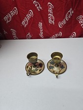 Vintage Painted Brass