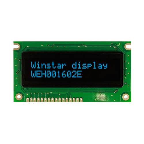 Winstar 16x2 blue - blue, oled