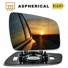 Right Driver Wide Angle Wing mirror glass for Vauxhall Zafira B 2009-14 heated