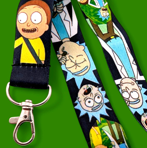 Rick morty lanyard cartoon - rick, &