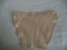 Beautiful, Fully lined, all lace Gold modesty panel
