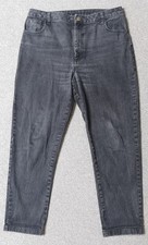 Lucy and Yak Jeans Organic Cotton Denim Size 34R Black W34 L29.5 Measures 36W 