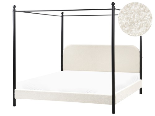 Four poster bed - four, boucle