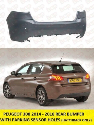 Peugeot 308 rear bumper - peugeot, 2014