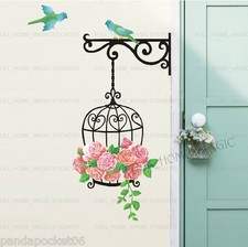 Large floral bird cage - floral,