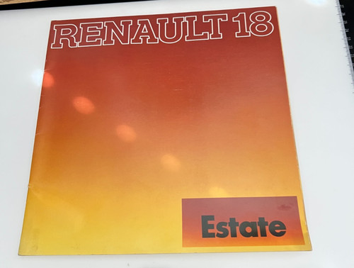 Vintage renault estate car - renault, 18